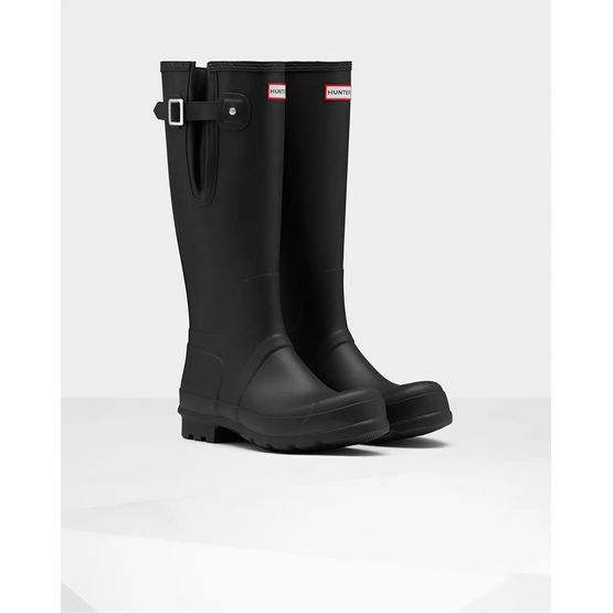 Hunter Original Men's Adjustable Tall Wellington Boots - Black