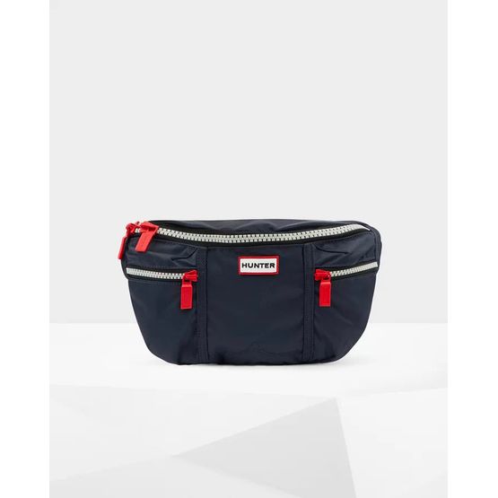 Hunter Original Nylon Bumbag in Navy