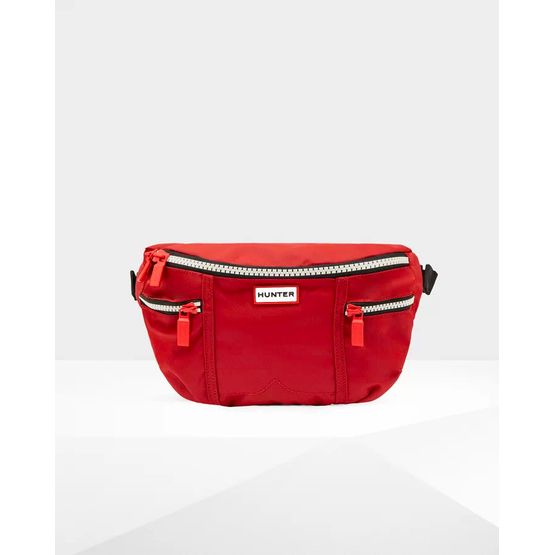 Hunter Original Nylon Bumbag in Red