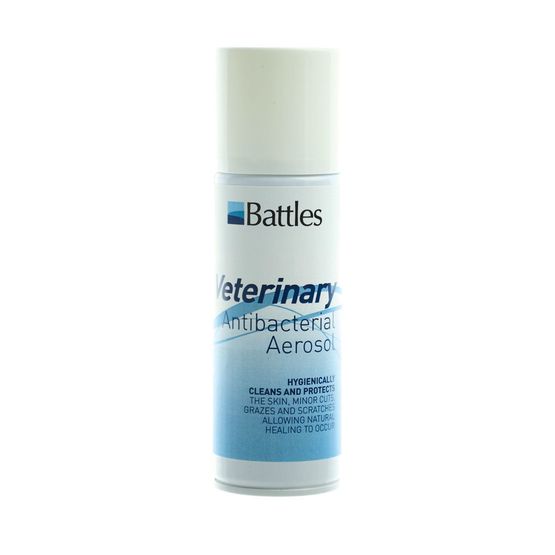 Battles Veterinary Antibacterial Aerosol Skin Spray - 150g