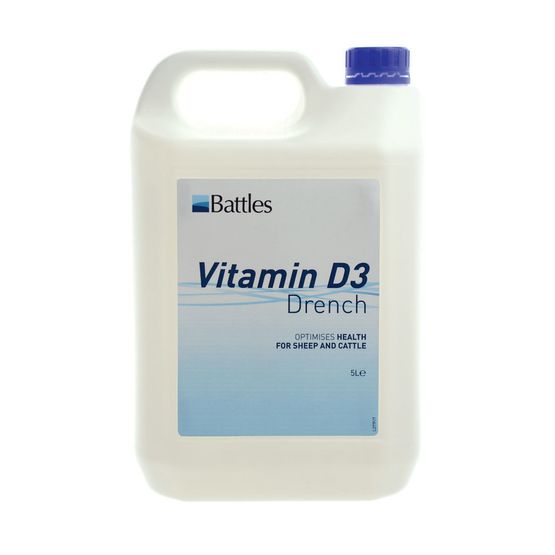 Battles Vitamin D3 Drench - 5 litres