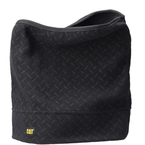 Caterpillar Neck Warmer in Diamond Plate Black