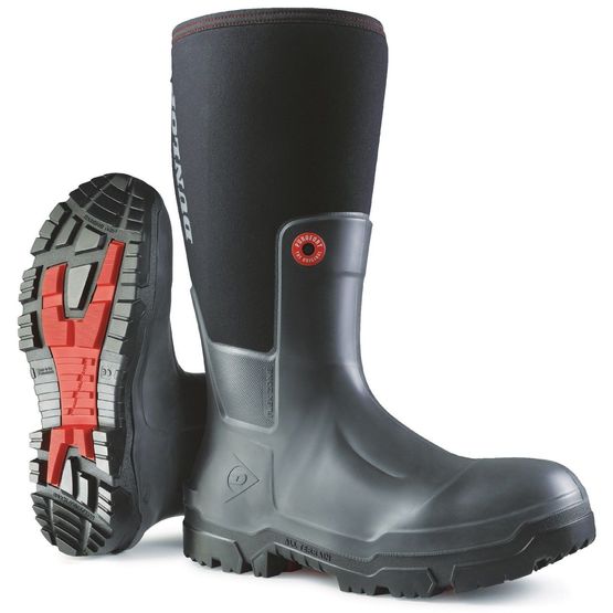 Dunlop Snugboot Pioneer Wellington Boot (Black)