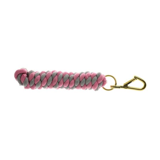Hy Two Tone Twisted Lead Rope - Pink/Grey - 2.2 metres