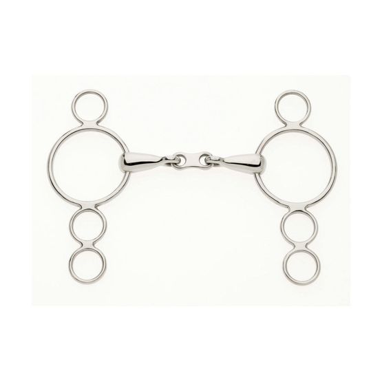 Continental 3 Ring French Link Snaffle