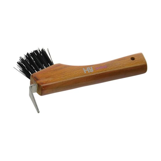 HySHINE Luxury Hoof Pick with Brush - Tan