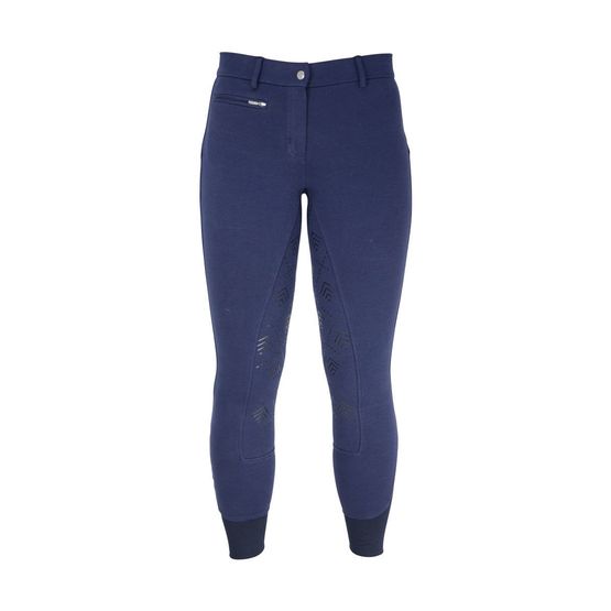 HyPERFORMANCE Derby Silicon Ladies Jodhpurs - Navy