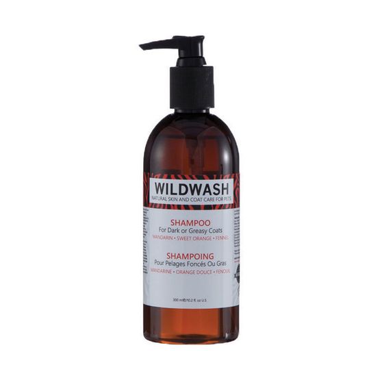 WildWash Dog Shampoo for Dark or Greasy Coats - 300ml