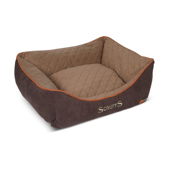 Scruffs Thermal Box Bed - Brown