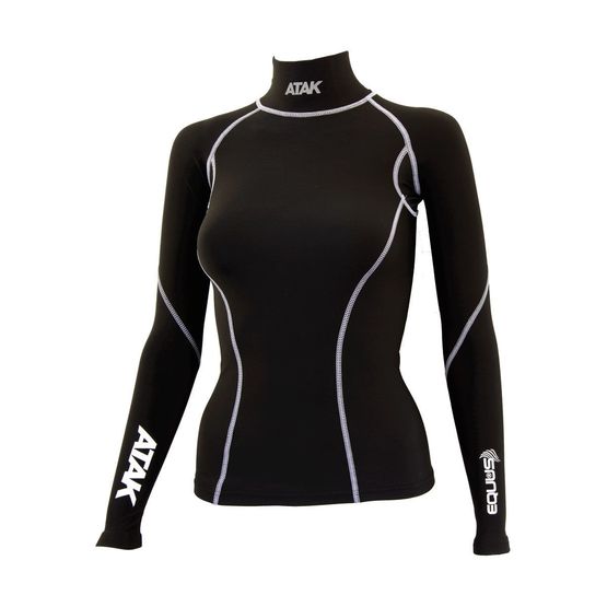 Atak Equus Long-Sleeve Compression Shirt - Black
