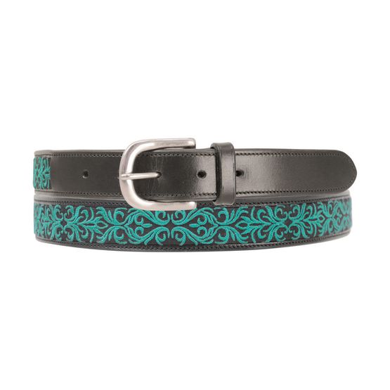 Hy Meydan Leather Belt - Turquoise