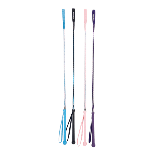 HySCHOOL Metallic Riding Whip - 26"