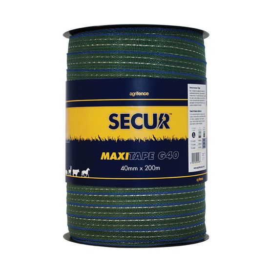 Agrifence Maxitape Performance Tape (H4767) - Green - 40mm x 200m
