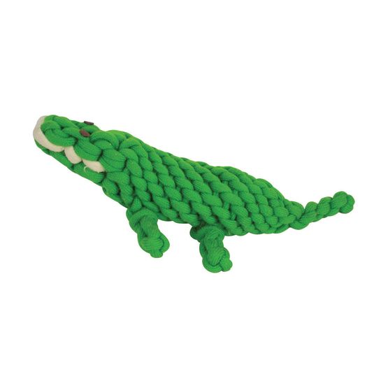 Companion Natural Eco-Friends Alfie Alligator Dog Toy - Green