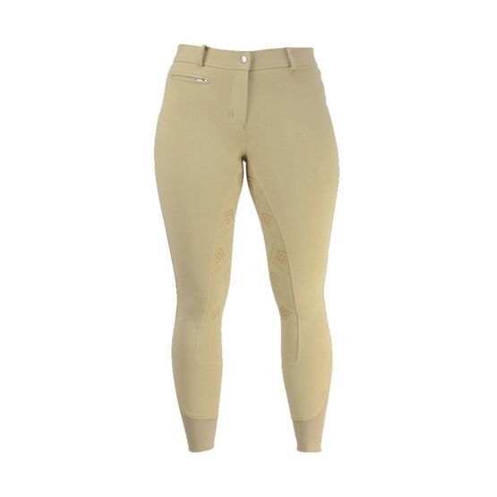 HyPERFORMANCE Derby Silicon Ladies Jodhpurs - Beige
