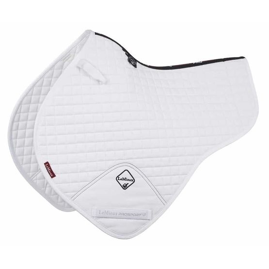 LeMieux ProSport Close Contact Half Square (D-Ring) - White