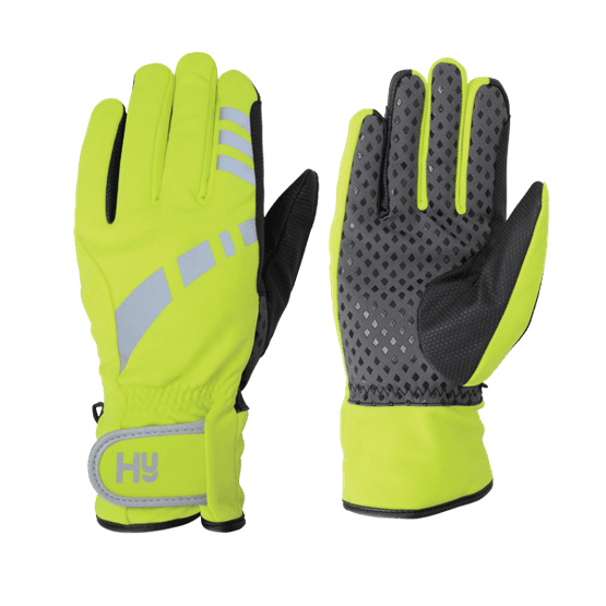 Hy5 Reflective Waterproof Multipurpose Gloves - Yellow/Black - X Small