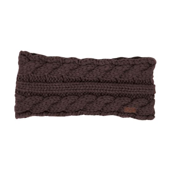 HyFASHION Valmorel Knitted Headband - Chocolate