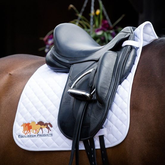 Equilibrium Dressage Saddlecloth - White