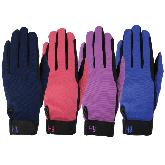 Hy5 Universal Two Toned Riding Gloves - X Small