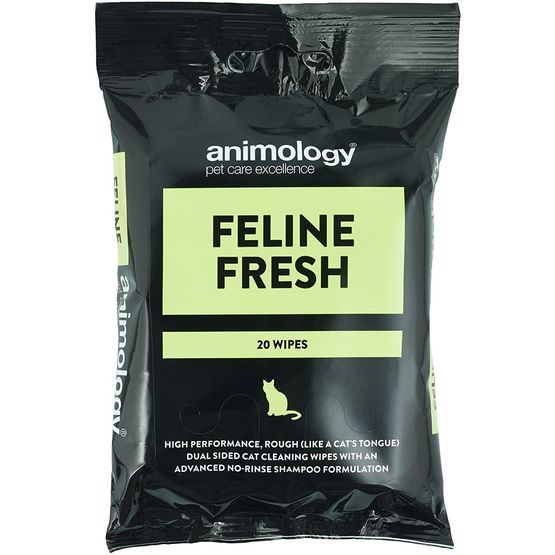 Animology Feline Fresh Cat Wipes - 20 Wipes