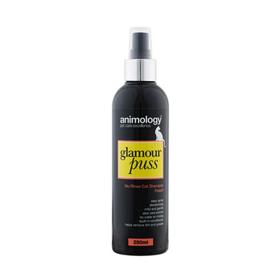 Animology Glamour Puss No Rinse Cat Shampoo - Peach - 250ml