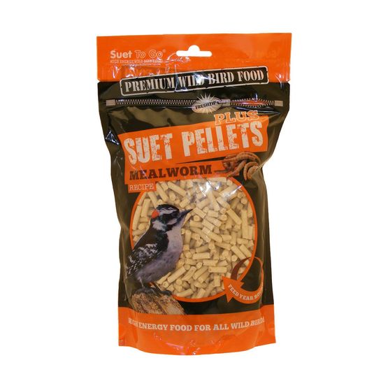 Suet To Go Suet Pellets - Mealworm Plus - 550g Pouch