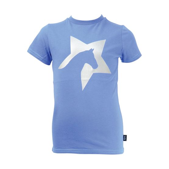 HyFASHION Zeddy Glitter T-Shirt - Cobalt Blue/Silver