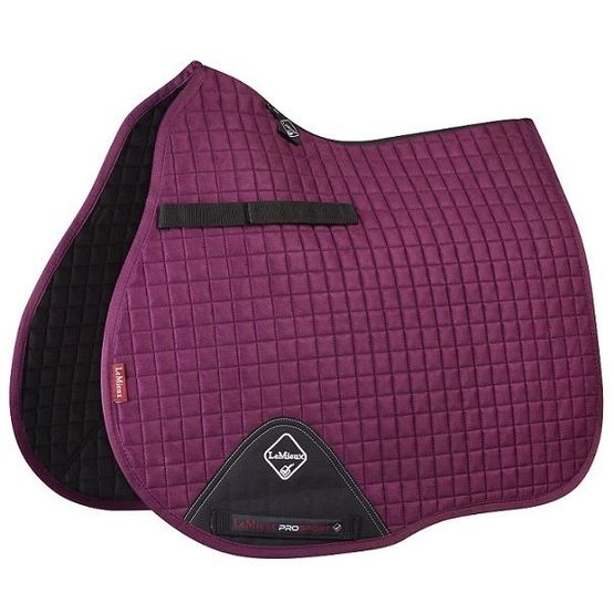 LeMieux ProSport GP Lustre/Suede Square - Plum - Small/Medium