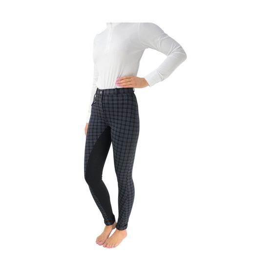 HyPERFORMANCE Harby Ladies Jodhpurs - Black Check