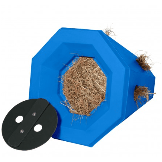 STUBBS Lidded Blue Horse Hay Roller (S4280)