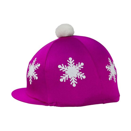 HyFASHION Snowflake with Pom Pom Hat Cover - One Size
