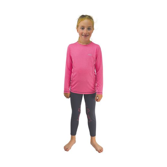 Little Rider Base Layer - Rose Pink/Navy