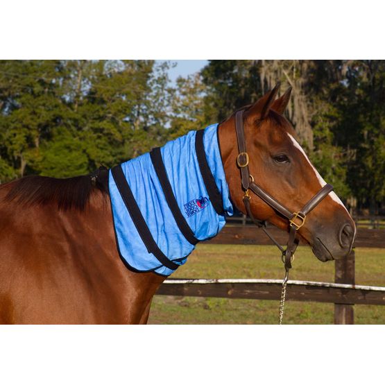 Equi Cool Down Equine Neck Wrap - Blue - One Size