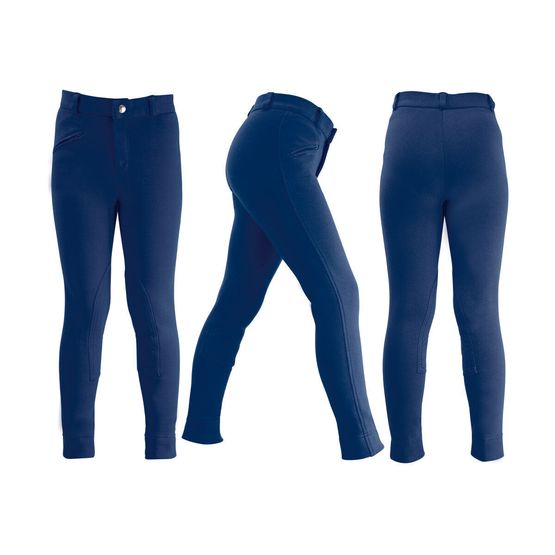 HyPERFORMANCE Winterton Children's Jodhpurs - Navy