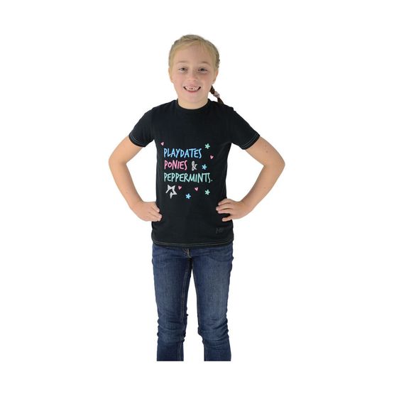 HyFASHION Zeddy Playdates T-Shirt - Black/Teal