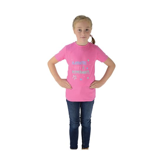HyFASHION Zeddy Playdates T-Shirt - Azalea Pink/River Blue
