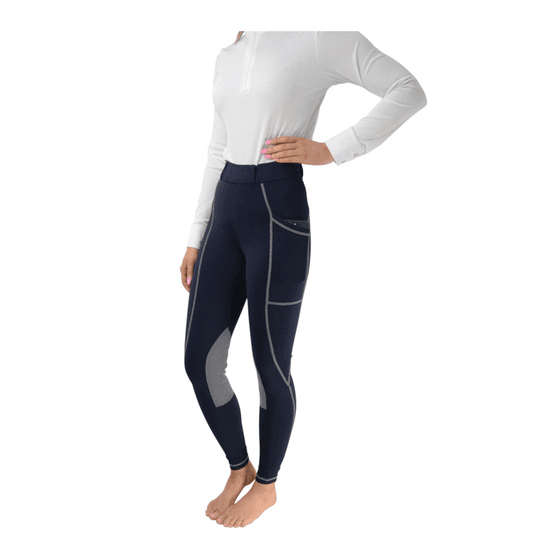 HyPERFORMANCE Equilibrium Riding Skins - Navy/Grey