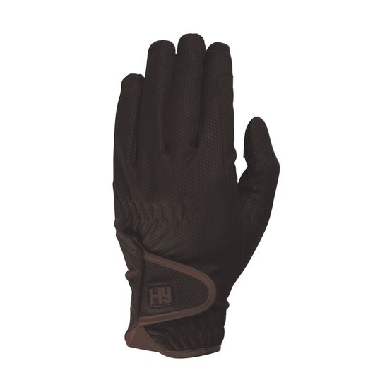 Hy5 Cottenham Elite Riding Gloves - Brown