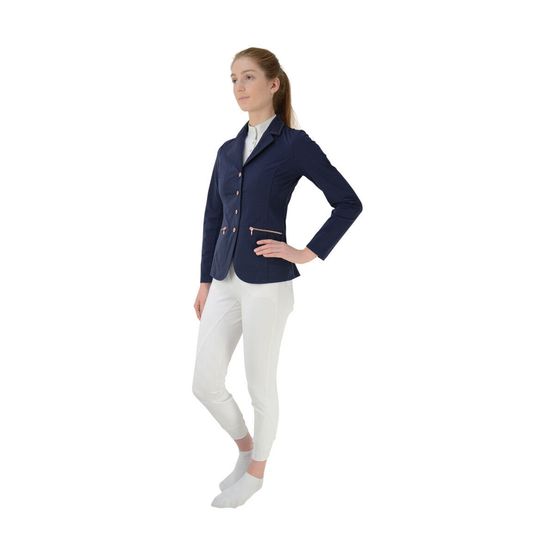 HyFASHION Rosalind Rose Gold Competition Jacket - Navy/Rose Gold