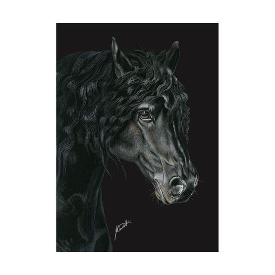 Deckled Edge Eureka! A4 Print - The Friesian