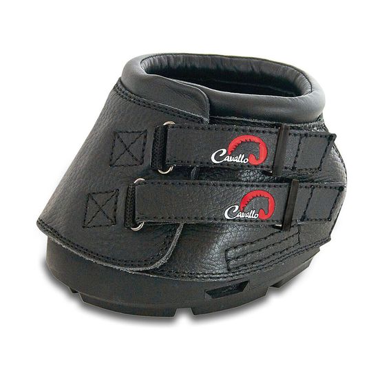 Cavallo Simple Boot With FOC Hoof Pick &amp; Brush - Black