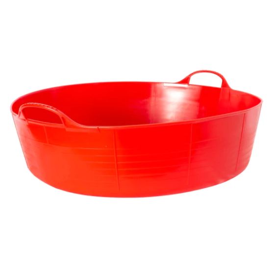 Red Gorilla Large Shallow Multipurpose Flexi Tub - 35 Litre