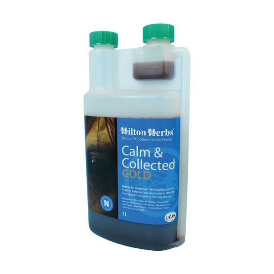 Hilton Herbs Calm &amp; Collected Gold For Horses - 1 Litre