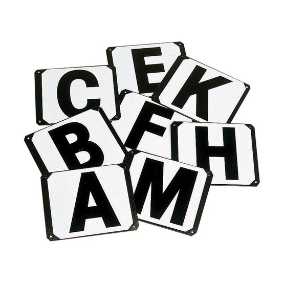 STUBBS Dressage Letters (S651P) - Set of 8 Letters