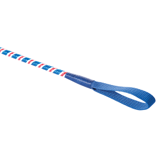 HySCHOOL 24" Great Britain Style Jump Whip - Red, White &amp; Blue