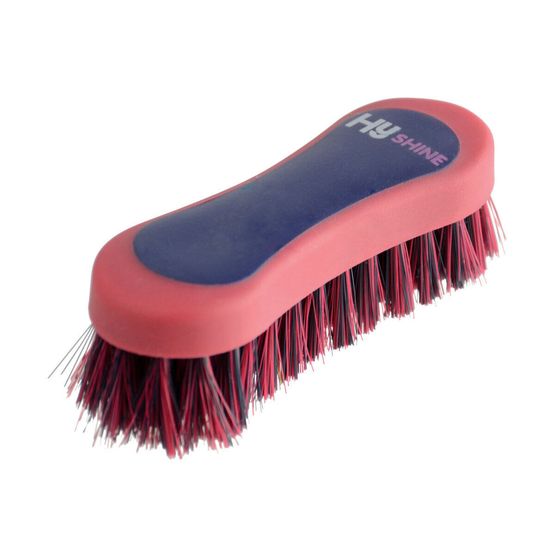 HySHINE Pro Groom Hoof Cleaning Brush - Navy/Red