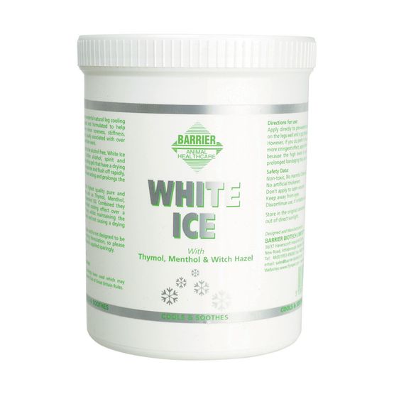 Barrier White Ice Cooling Gel For Horses- 1 litre