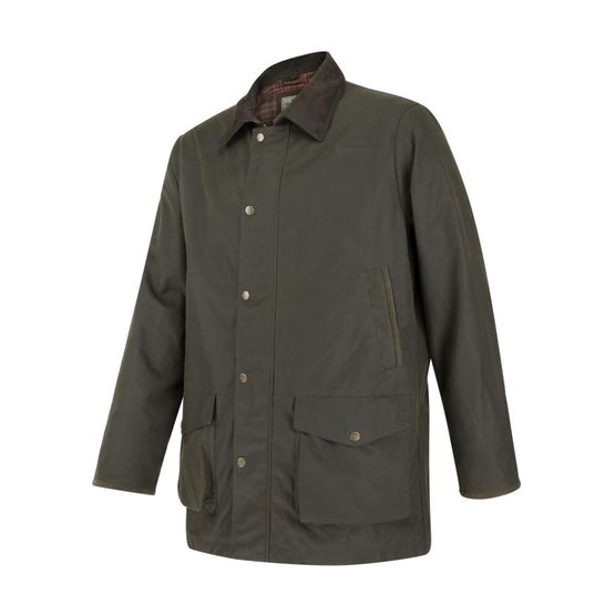 Hoggs Caledonia Men's Antique Olive Wax Jacket