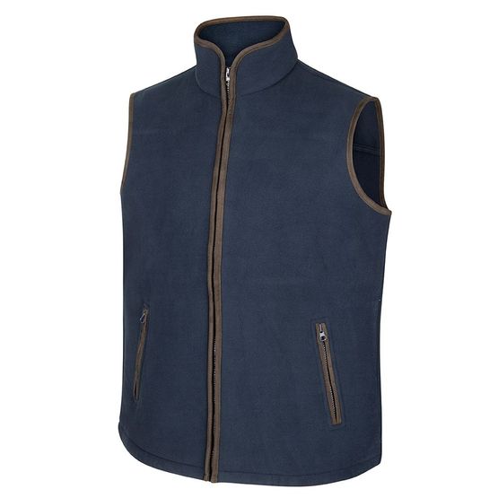 Hoggs Woodhall Fleece Navy Gilet